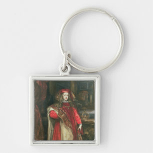 Koning Charles II van Spanje Sleutelhanger