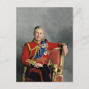 Koning Charles III Briefkaart