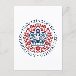 Koning Charles III HerdenkingsBriefkaart Briefkaart