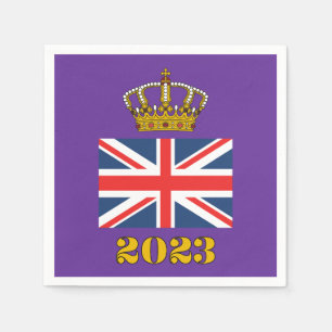 Koning Charles III Kroning 2023 VK Britse Kroon Servet