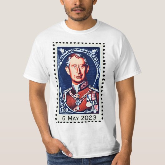 Koning Charles III T-Shirt (Voorkant)