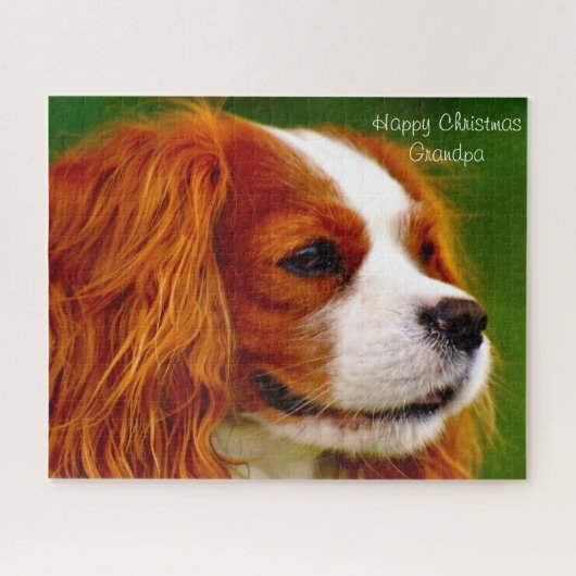 Koning Charles Spaniel Dog. Legpuzzel (Horizontaal)