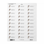 Koning Charles Spaniel Hond Retouradres Label (Full Sheet)