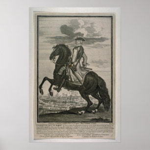 Koning Charles XII van Zweden Poster