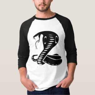 Koning Cobra Zwart Design T-shirt