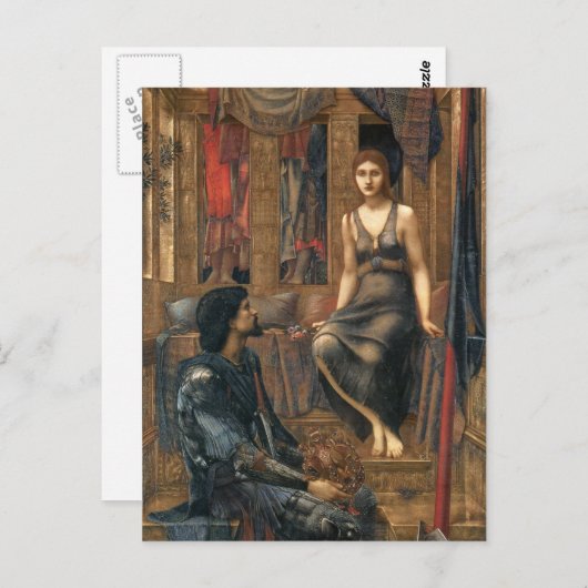 Koning Cophetua en het bedelmeisje Briefkaart (Voorkant / Achterkant)