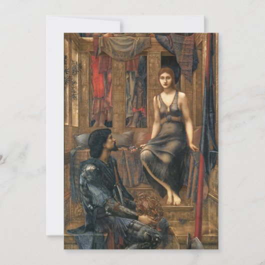 Koning Cophetua en het bedelmeisje Kaart (Voorkant)