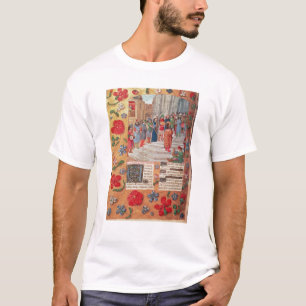 Koning David en Musicians uit de Breviary T-shirt