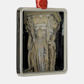 Koning David geflankeerd door Mozes en Jeremiah Metalen Ornament (Rechts)