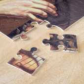 Koning David (panel) Legpuzzel (Zijkant)