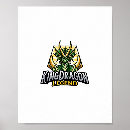 koning dragon legend poster (Voorkant)