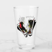 Koning en koningin glas (Achterkant)