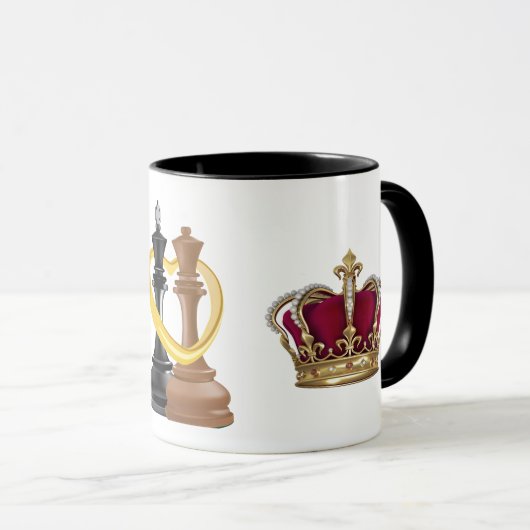 Koning en koningin mok (Voorkant rechts)