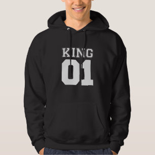 koning en koningin paar hoodie
