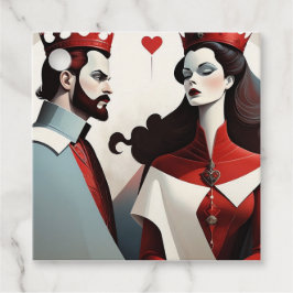 Koning en Koningskoningin Bedankjes Labels