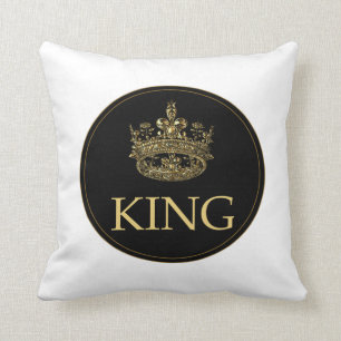 Koning en kroon kussen