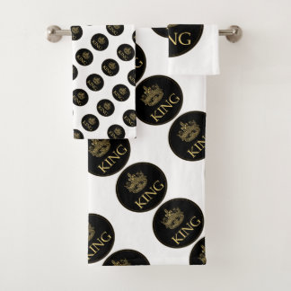 Koning en Kroonkoninklijk emblem Bad Handdoek