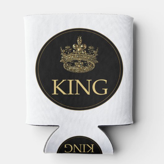 Koning en Kroonkoninklijk emblem Blikjeskoeler (Achterkant)