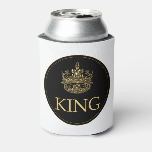 Koning en Kroonkoninklijk emblem Blikjeskoeler (Blikje Achterkant)