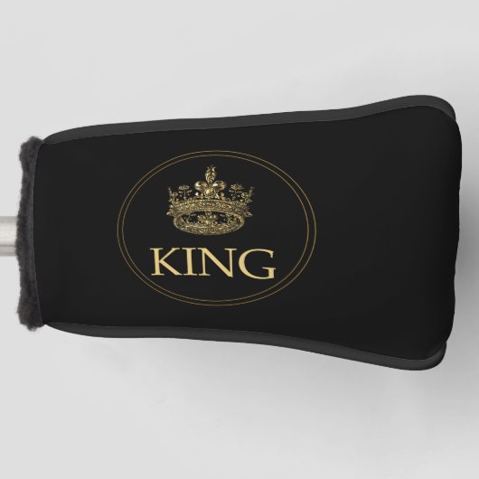 Koning en Kroonkoninklijk emblem Golfheadcover (Voorkant)
