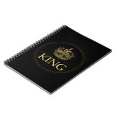 Koning en Kroonkoninklijk emblem Notitieboek (Linkerzijde)