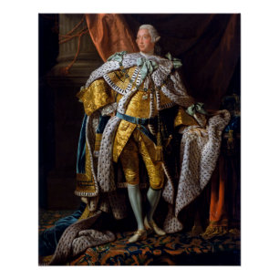 Koning George III door Allan Ramsay 1762 Perfect Poster