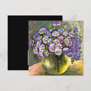 koning George zingt in een metallische vaas Kaart