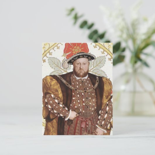 Koning Hendrik VIII van Engeland - Portret Briefka Briefkaart (Staand voorkant)