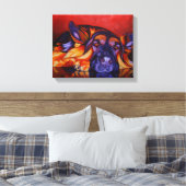 Koning Herder op Canvas Afdruk (Insitu (Slaapkamer))