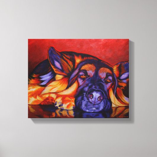 Koning Herder op Canvas Afdruk (Voorkant)