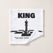 Koning het belangrijkste stuk bad handdoek (Wasdoekje)
