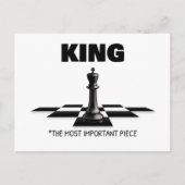 Koning het belangrijkste stuk briefkaart (Voorkant)