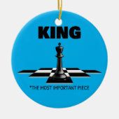 Koning het belangrijkste stuk keramisch ornament (Voorkant)