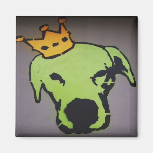 Koning Hond Magneet (Voorkant)
