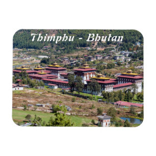 Koning in Thimphu - Bhutan Magneet