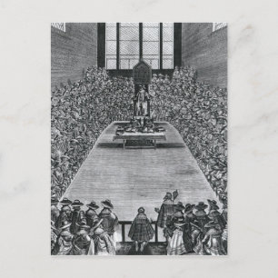 Koning James I in de Kamers van het Parlement, 162 Briefkaart