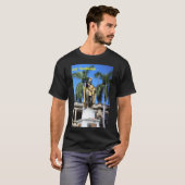 koning kamehameha standbeeld t-shirt (Voorkant volledig)