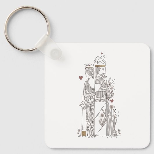 Koning+Koning Sleutelhanger (Voorkant)