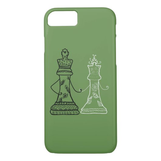 Koning & Koningin iPhone / iPad hoesje (Achterkant)