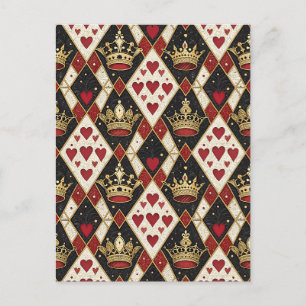 Koning & Koningin van Harten Briefkaart