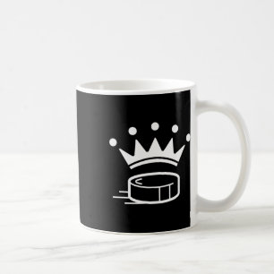 Koning Kroon Hockey Puck Grappig Voor Speler Coach Koffiemok
