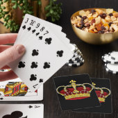 Koning kroonprint pokerkaarten (Insitu)