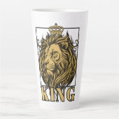 koning latte mok (Voorkant)