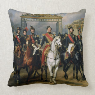 Koning Louis-Philippe (1773-1850) van Frankrijk en Kussen
