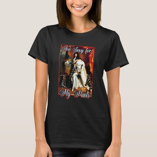 koning Louis Xiv van frankrijk op hoog niveau in p T-shirt (Voorkant)