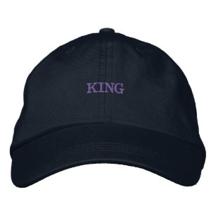 KONING Naam Stijl Knappe Mannen Dragen Premium Nav Geborduurde Pet