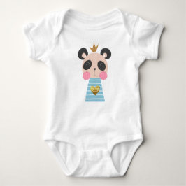 Koning Panda Baby Jersey Bodypakje Romper