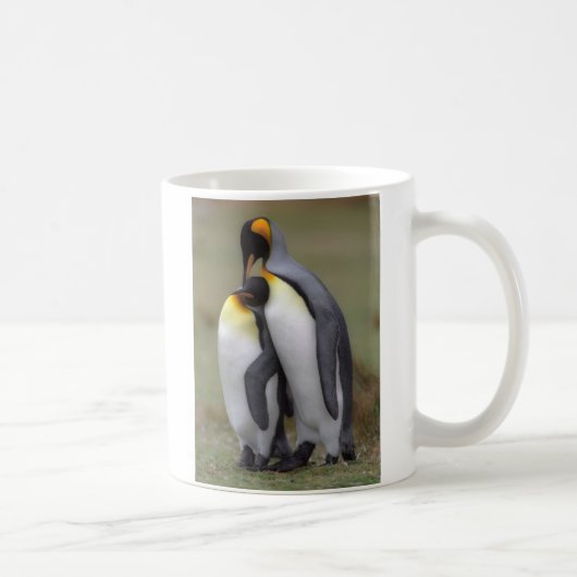 Koning pinguïn liefde koffiemok (Rechts)
