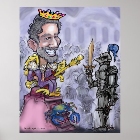 koning poster (Voorkant)