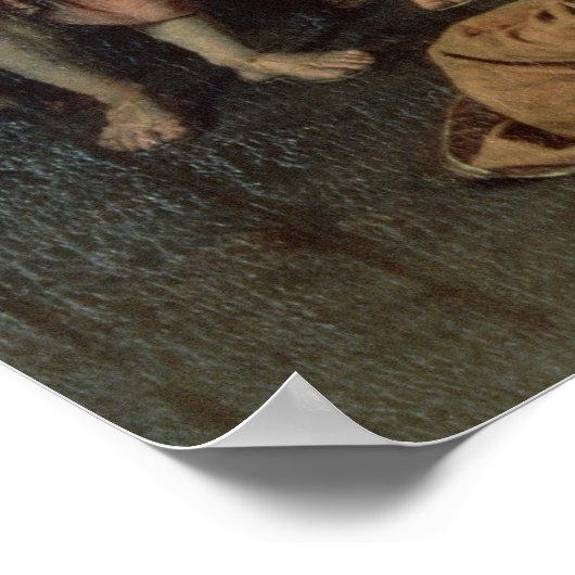 Koning Priam smeekt Achilles om terug te keren Poster (Hoek)